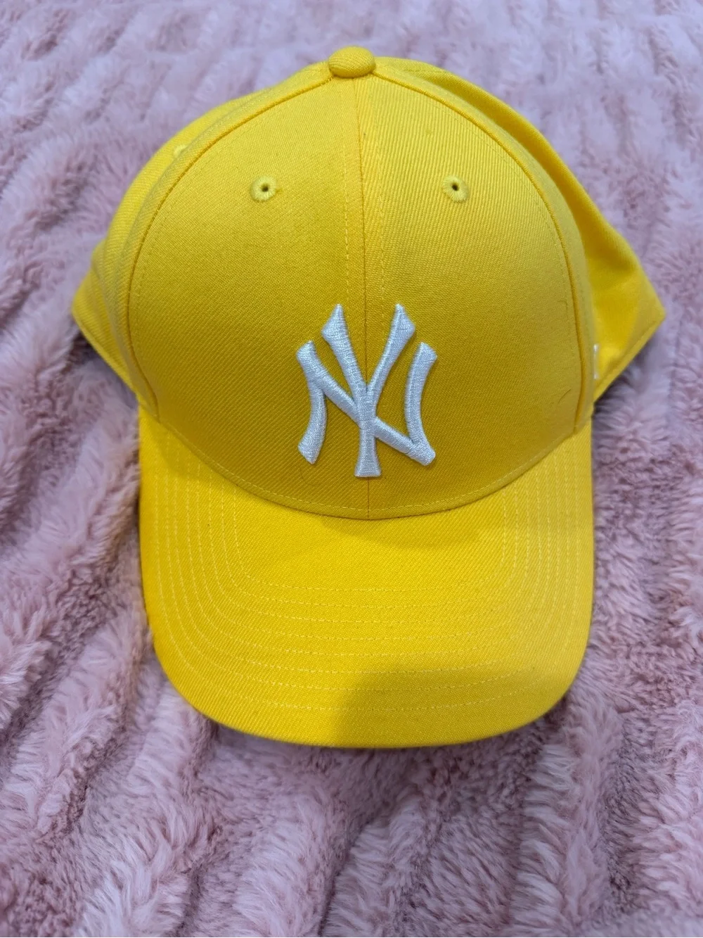 New York Yankees Yellow Cap with White Logo